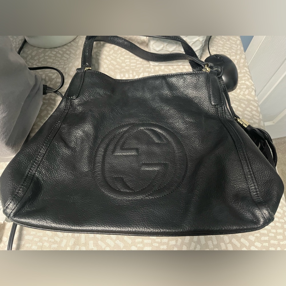 Black Leather Women's Bag